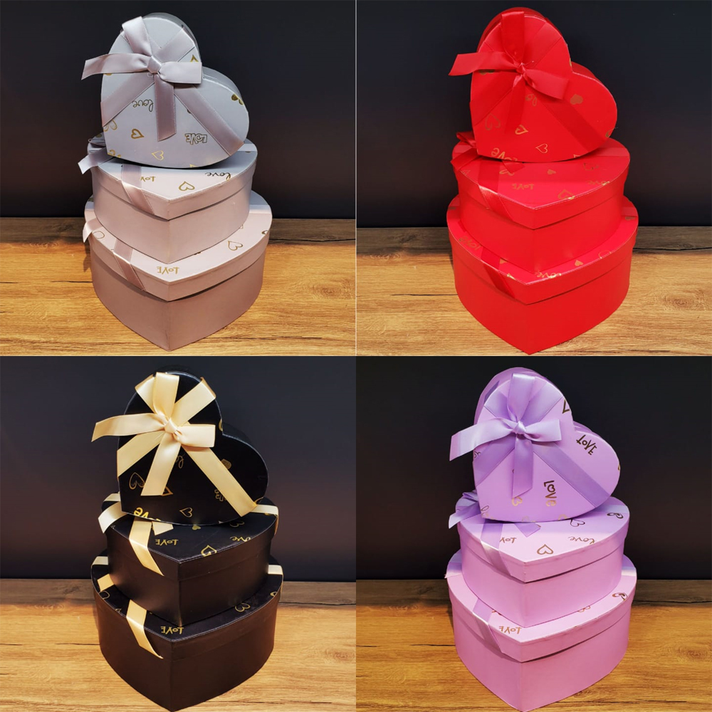 Toptan Hediye Kutusu 3'lü Set