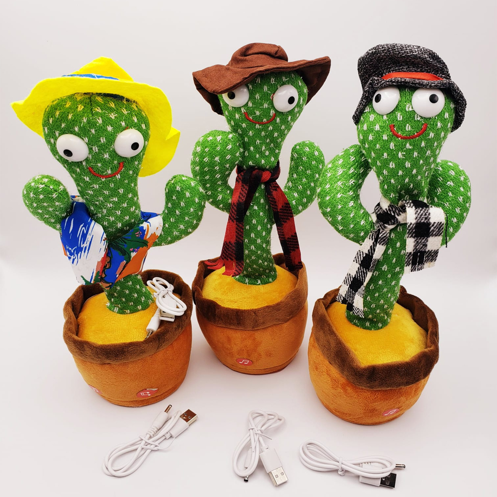 Toptan Konuşan Dans Eden Kaktüs Oyuncak