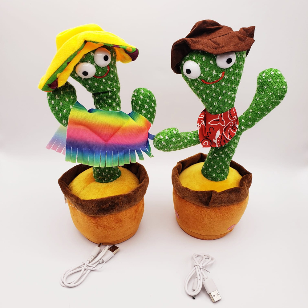 Toptan Konuşan Dans Eden Kaktüs Oyuncak