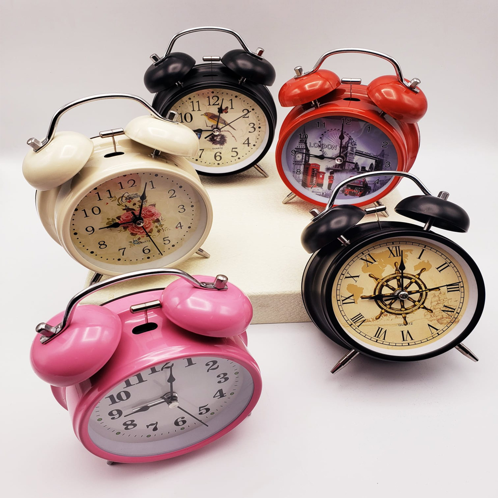 Toptan Masaüstü Metal Alarmlı Saat