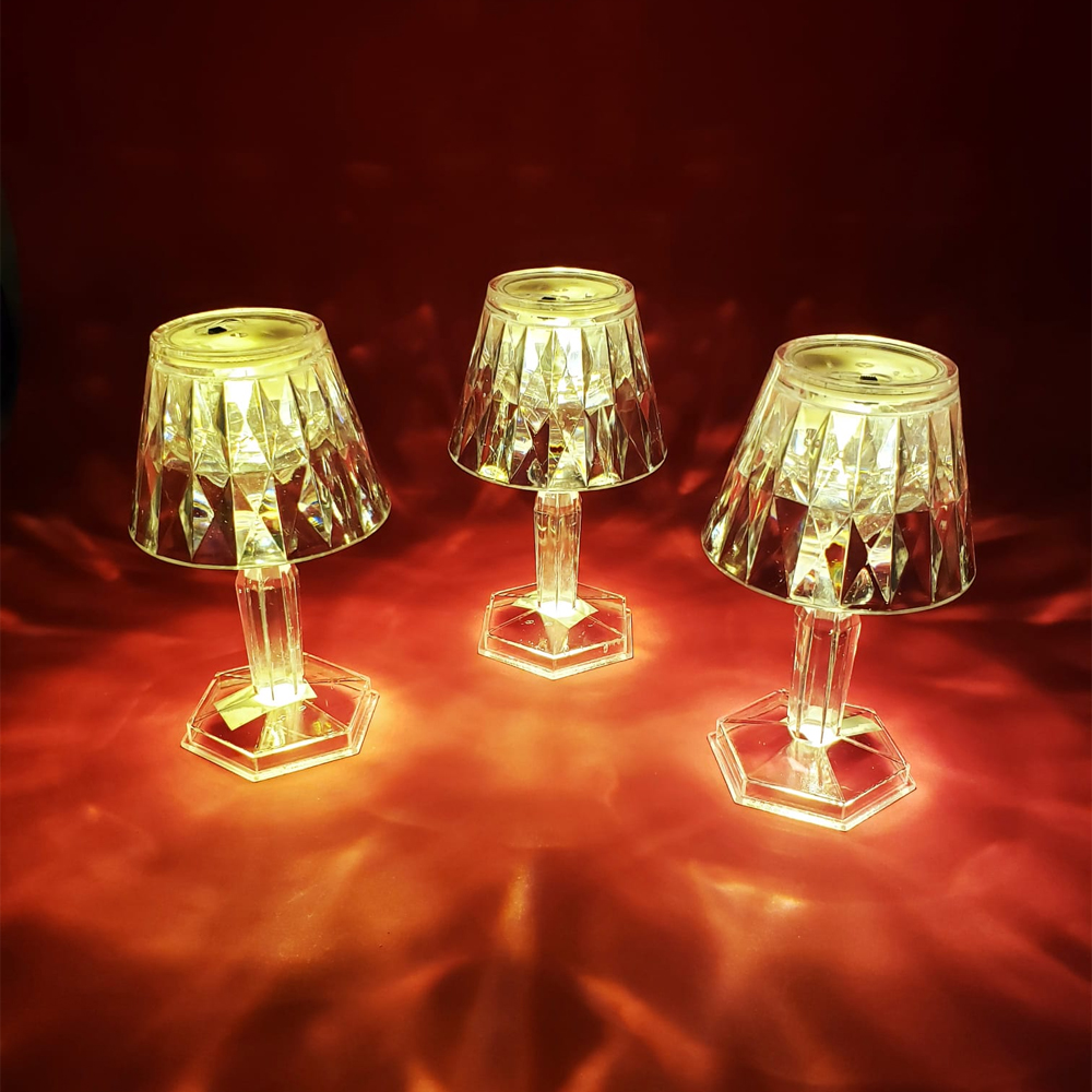 Toptan Kristal Tasarımlı Pilli Mum