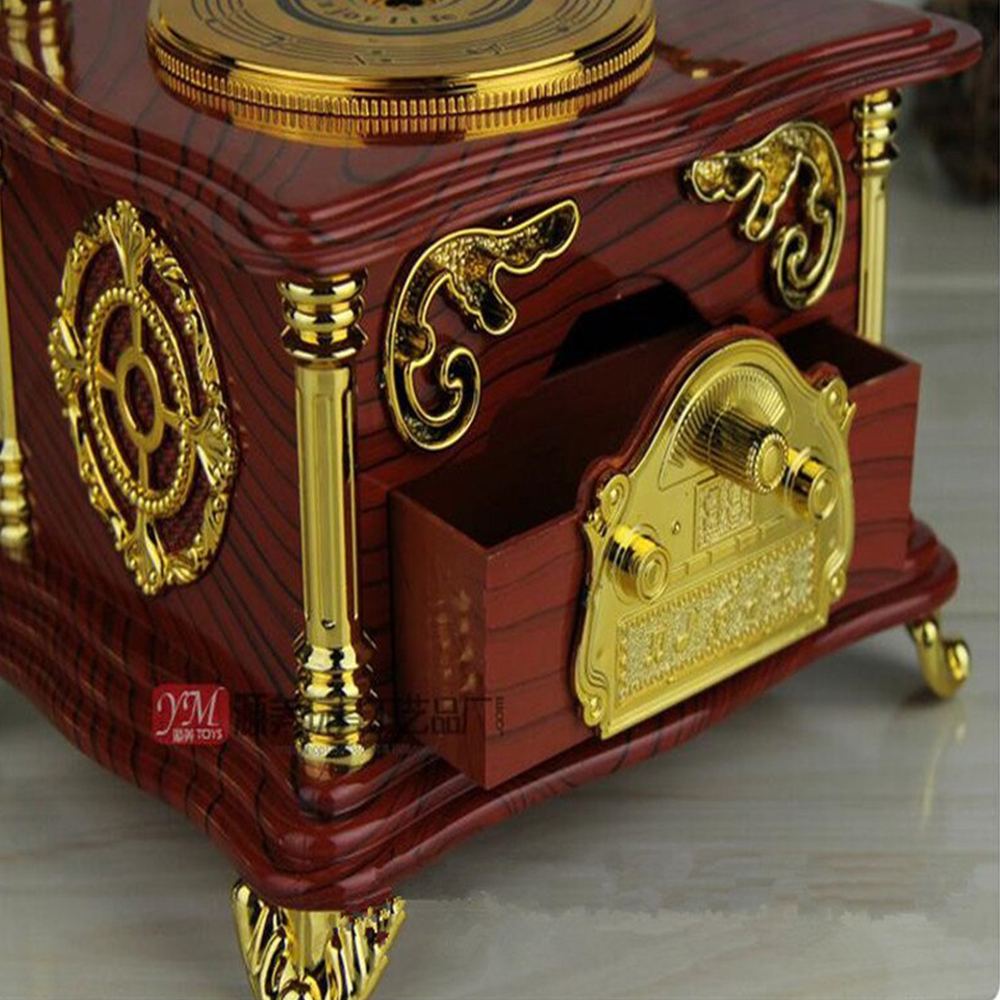 Toptan Nostaljik Gramofon Müzik Kutusu