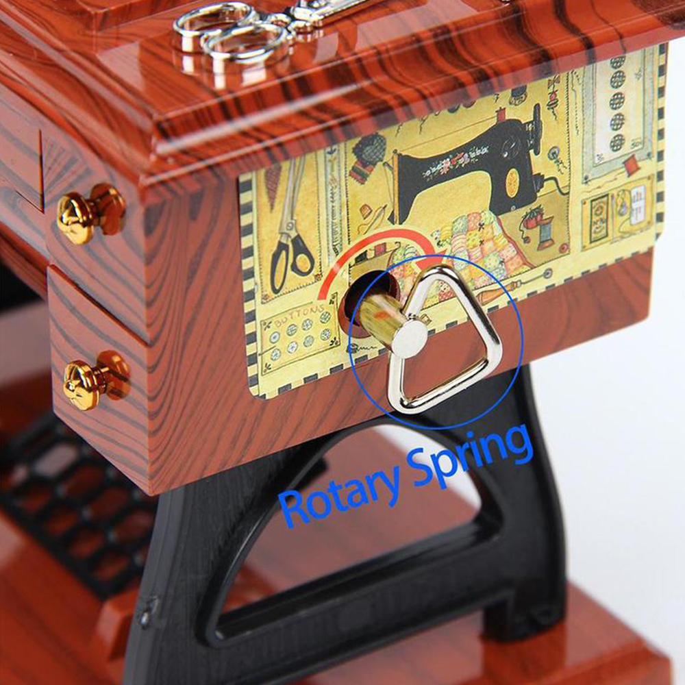 Toptan Dikiş Makinesi Görünümlü Müzik Kutusu