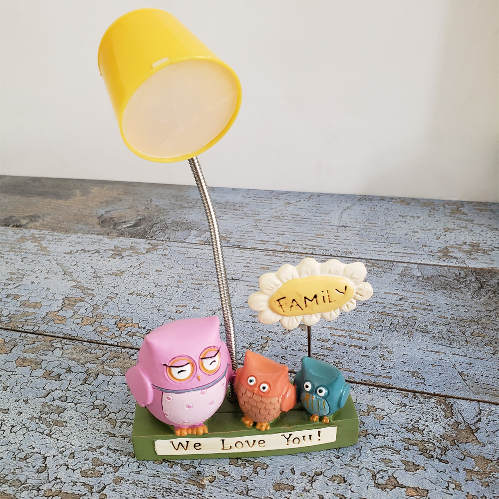 Toptan 2'li Baykuş Masa Lambası