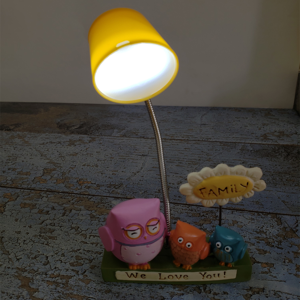 Toptan 2'li Baykuş Masa Lambası