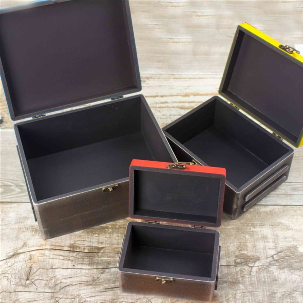 Toptan Ahşap 3'lü Kutu Seti