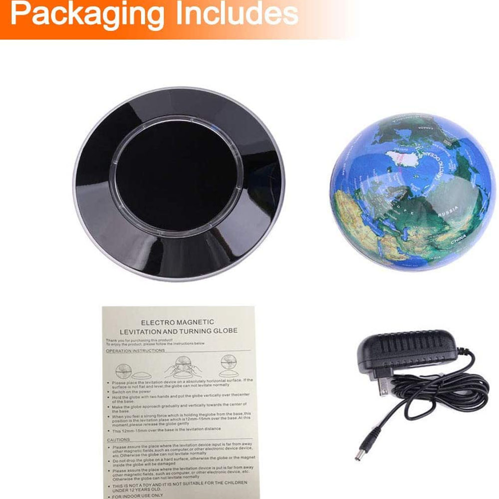 Toptan Manyetik Havada Dönen Sihirli Dünya Küre