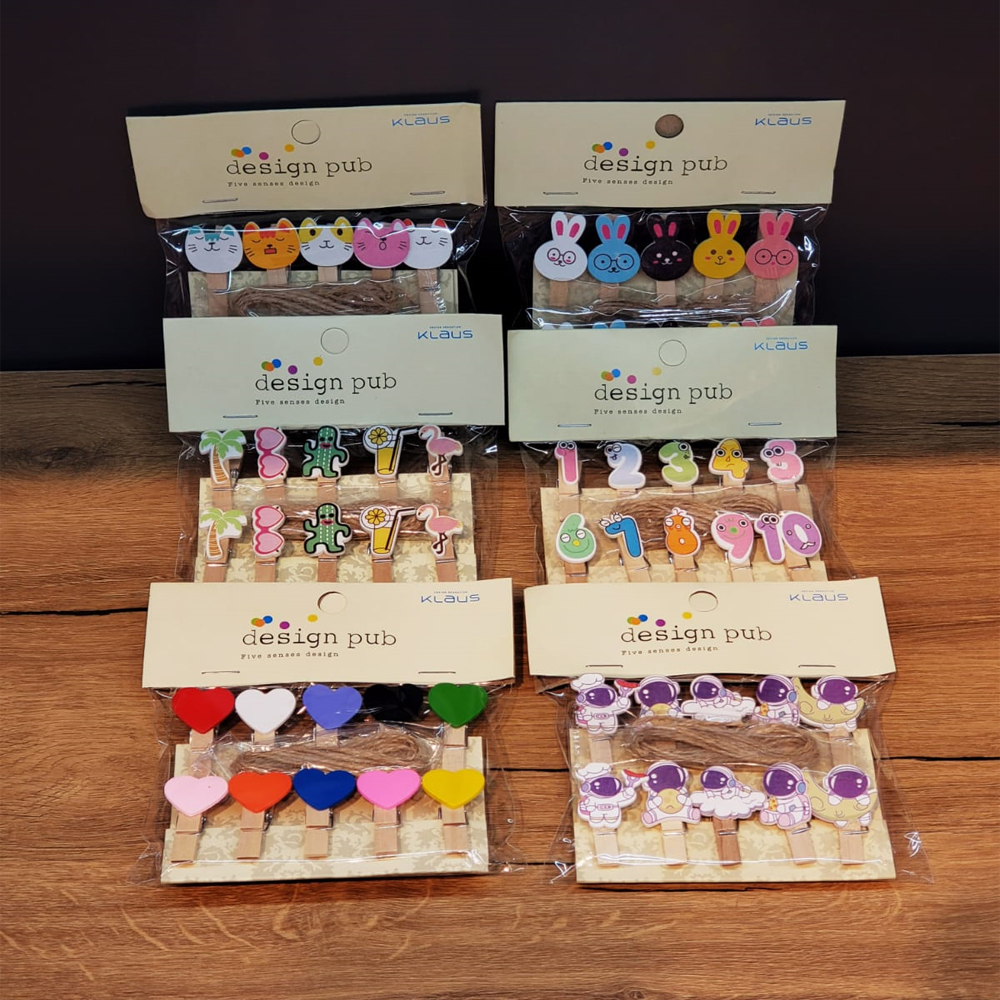 Toptan Ahşap Notluk İpli Mandal