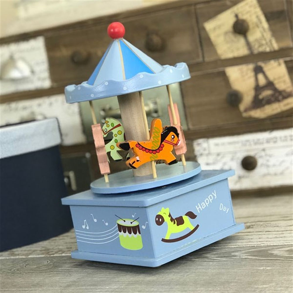 Toptan Ahşap Müzikli Atlı Karınca