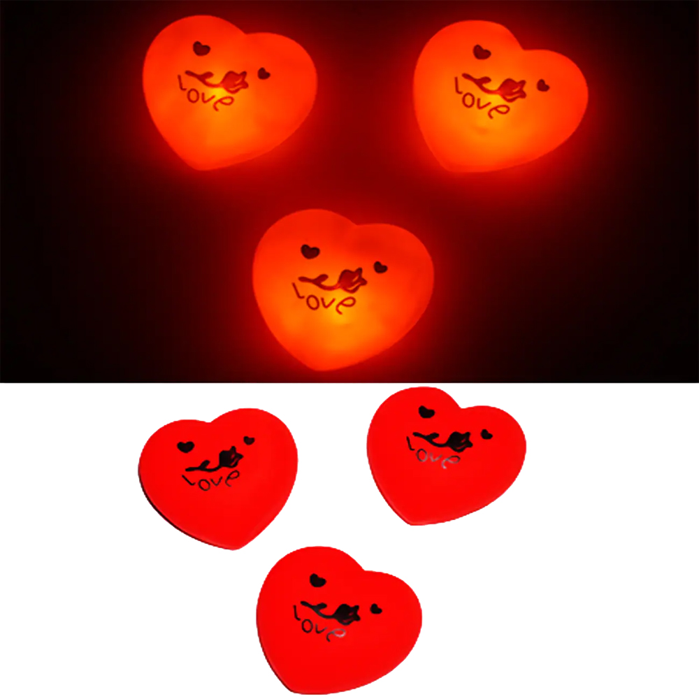 Toptan Love Yazılı Işıklı Kalp