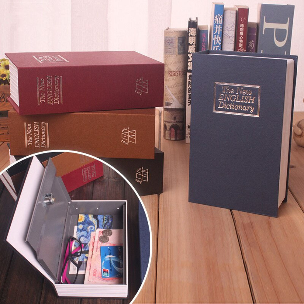 Kitap Görünümlü Kilitli Kasa Kumbara