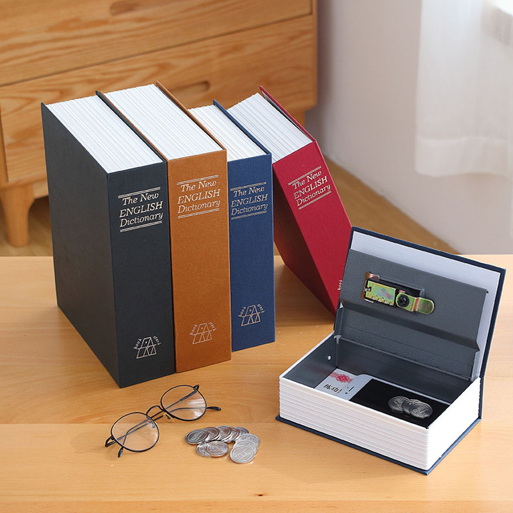 Kitap Görünümlü Kilitli Kasa Kumbara