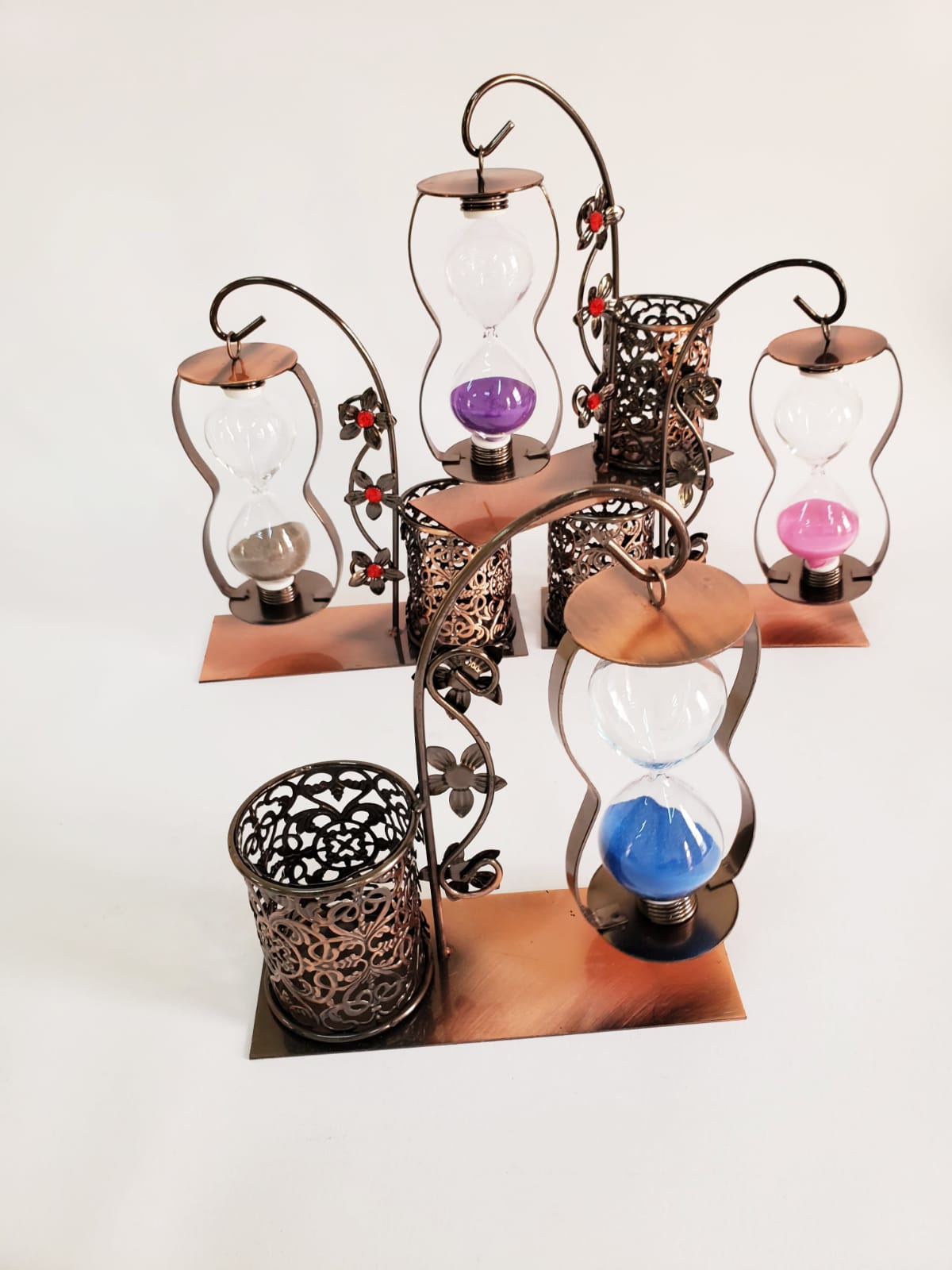 Toptan Metal Kalemlikli Kum Saati