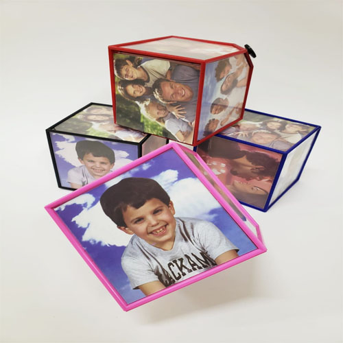 Toptan Küp Şeklinde Dönen Resim Çerçevesi