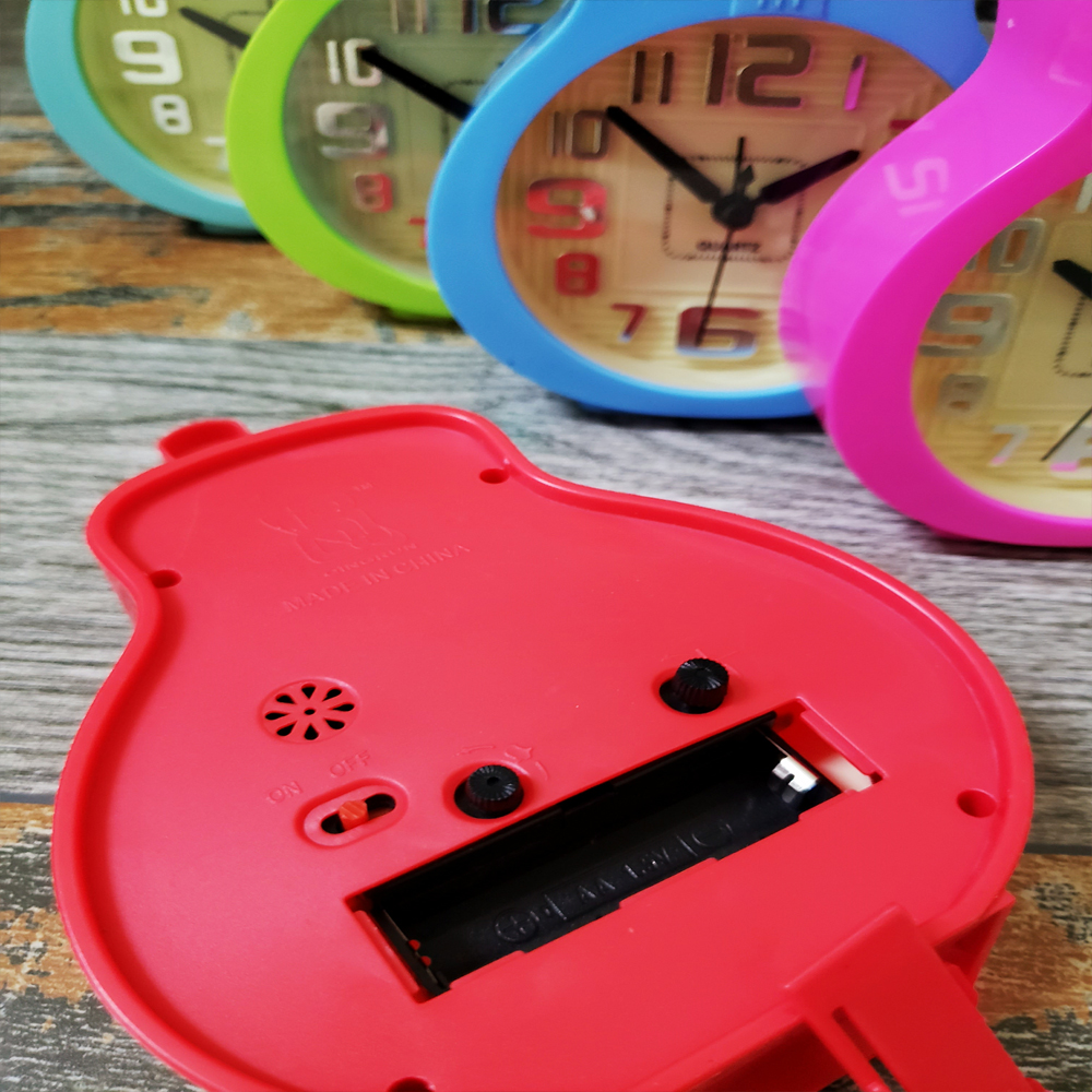 Toptan Keman Görünümlü Alarmli Masa Saati