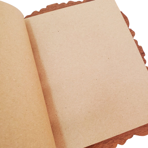 Toptan Öpüşen Sevgili Çift Temalı Ahşap Defter