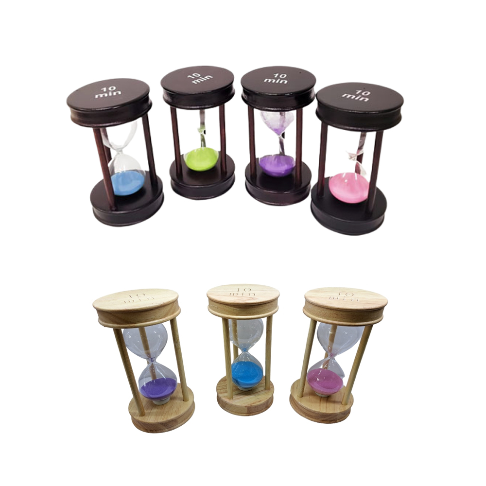 Toptan Dekoratif Ahşap 10 Dakika Kum Saati
