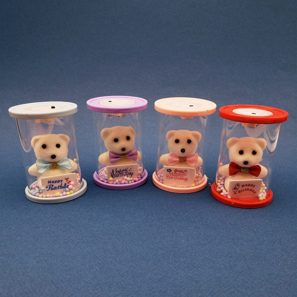 Toptan Happy Birthday Işıklı Ayıcık