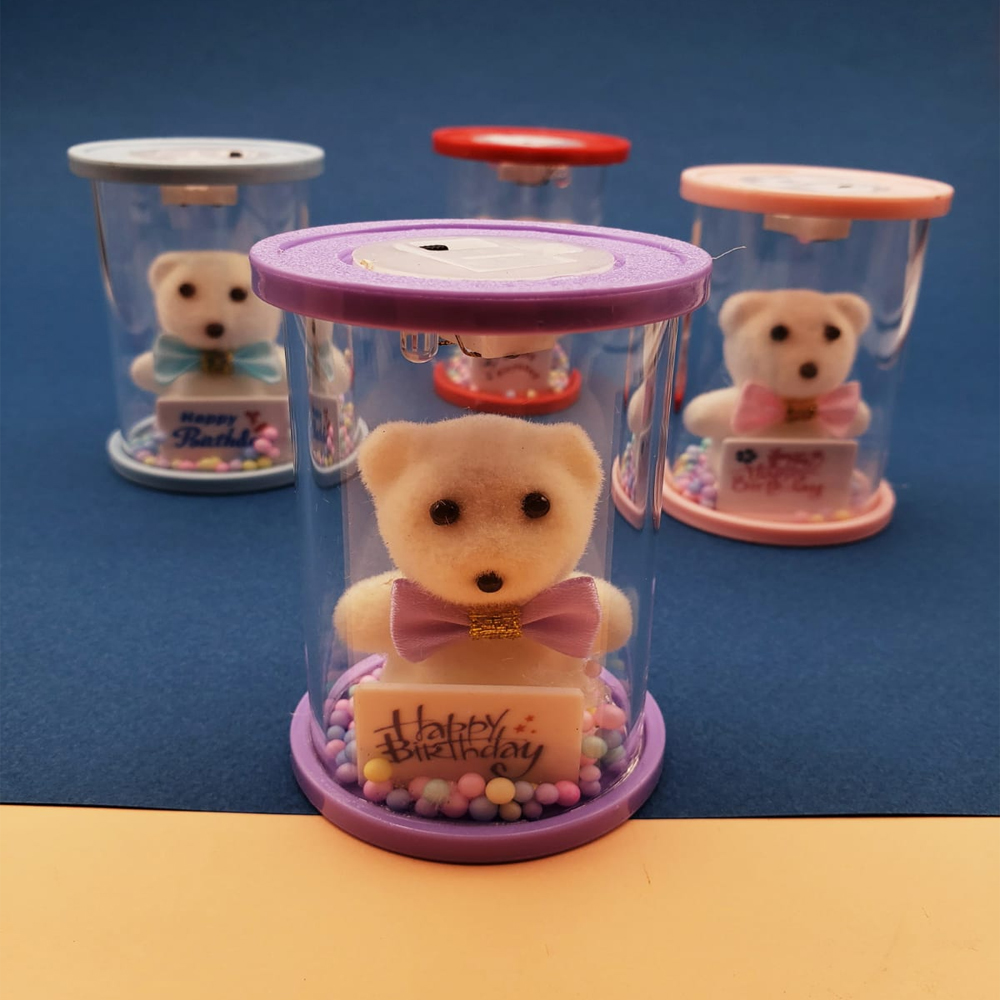 Toptan Happy Birthday Işıklı Ayıcık