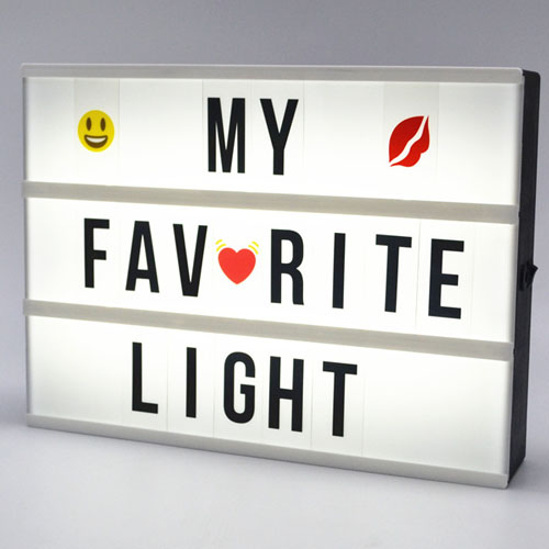 Toptan A6 Küçük Boy Lightbox Led Işıklı Yazı Panosu