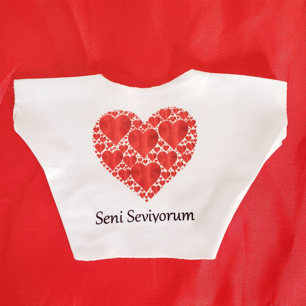 Toptan Seni Seviyorum Baskılı Tişört