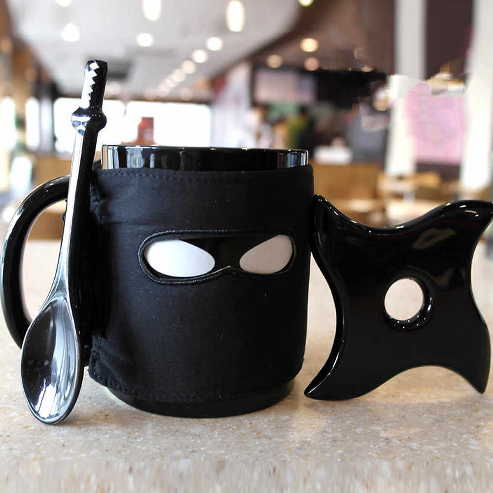 Toptan Ninja Tasarım Kupa Bardak Ninja Mug