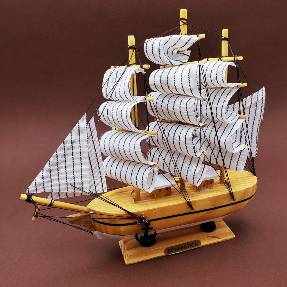 Toptan Büyük Boy Yelkenli Ahşap Gemi