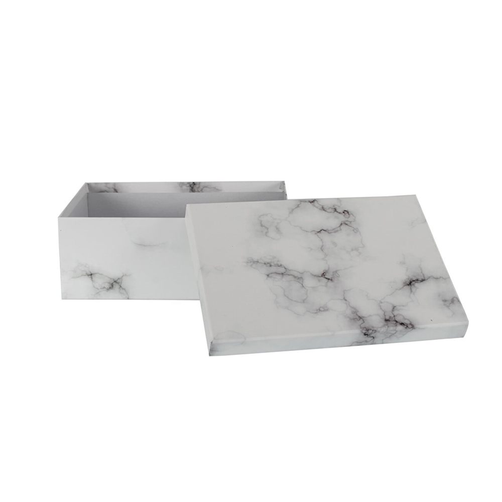 Toptan Mermer Desenli 4'lü Hediye Kutusu
