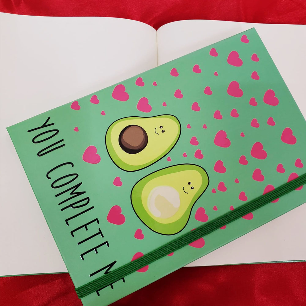 Toptan Avokado Temalı Beni Tamamlıyorsun Defter
