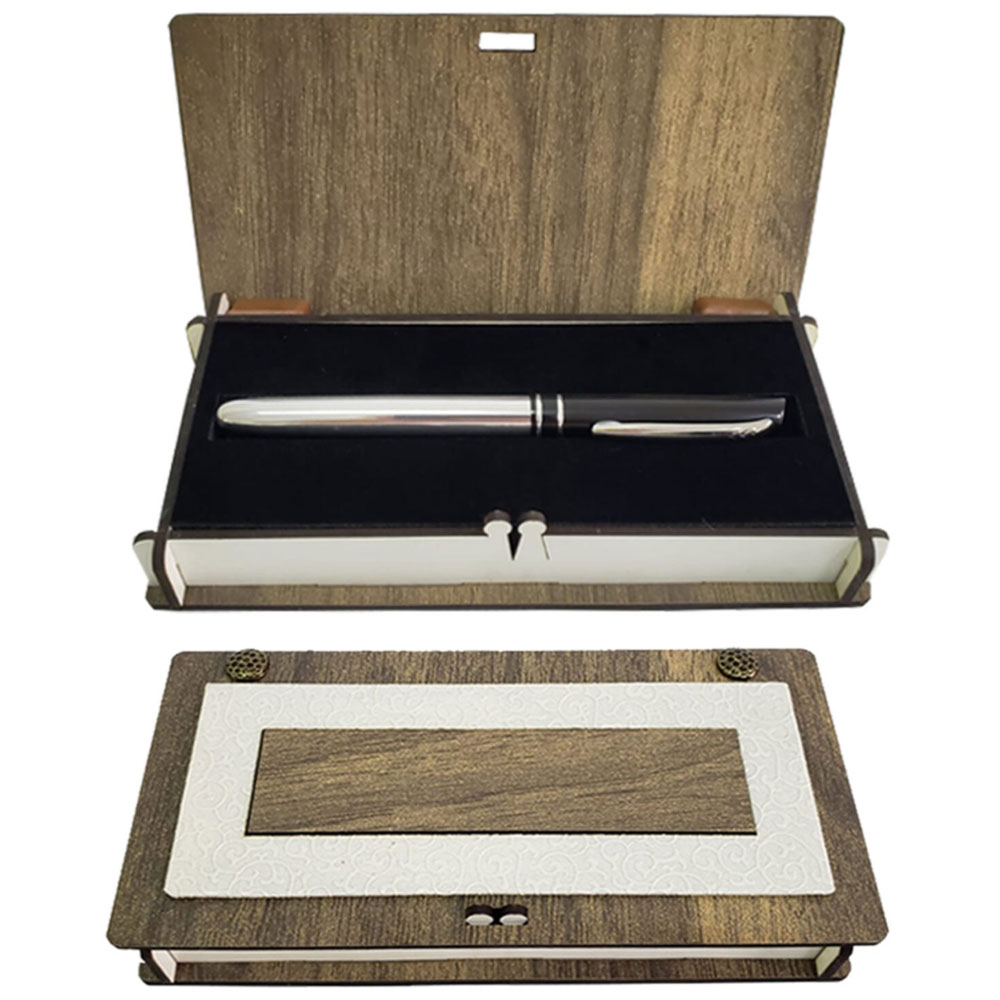 Toptan Deri Kutulu Metal Kalem