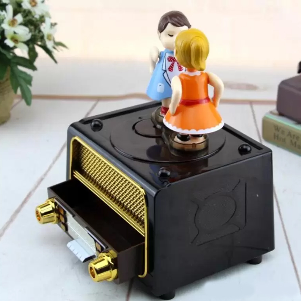 Toptan Öpüşen Çift Müzik Kutusu