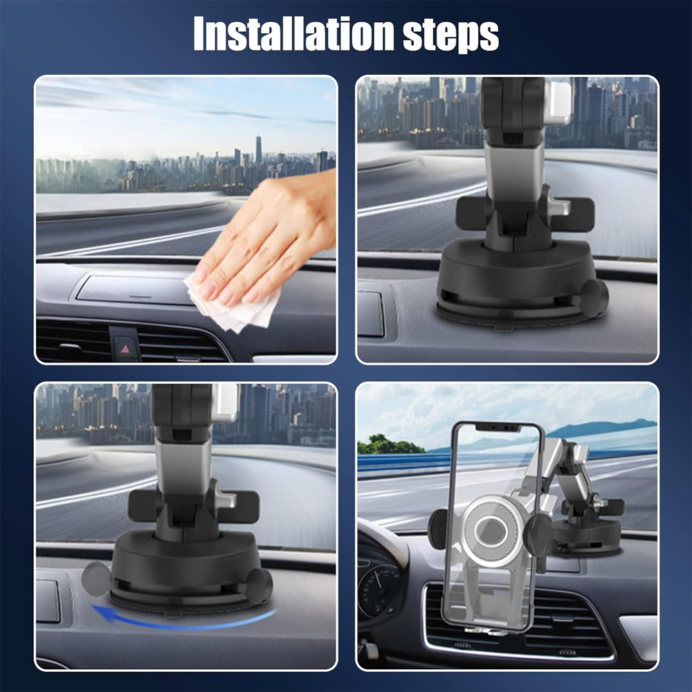 Toptan 360 Derece Ayarlanabilir Numaratörlü Telefon Tutucu