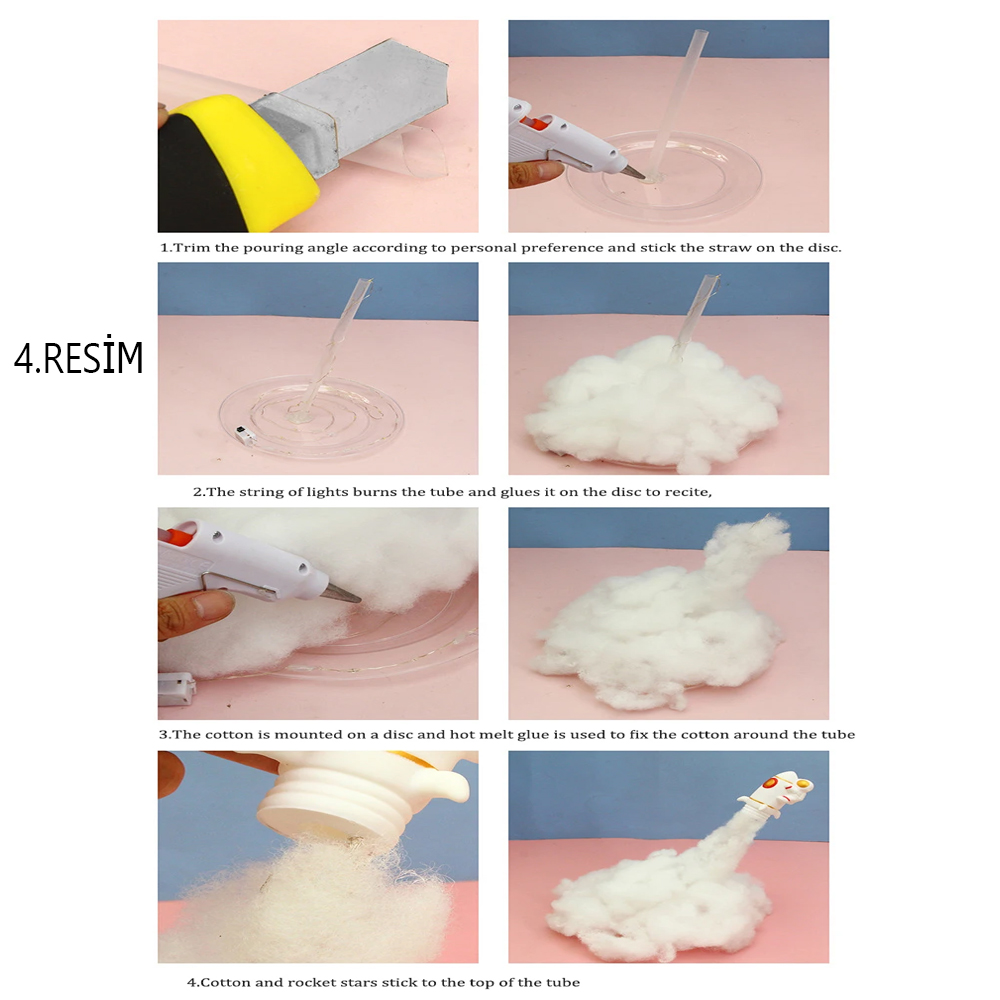 Toptan Uçan Astronot Tasarımlı Gece Lambası