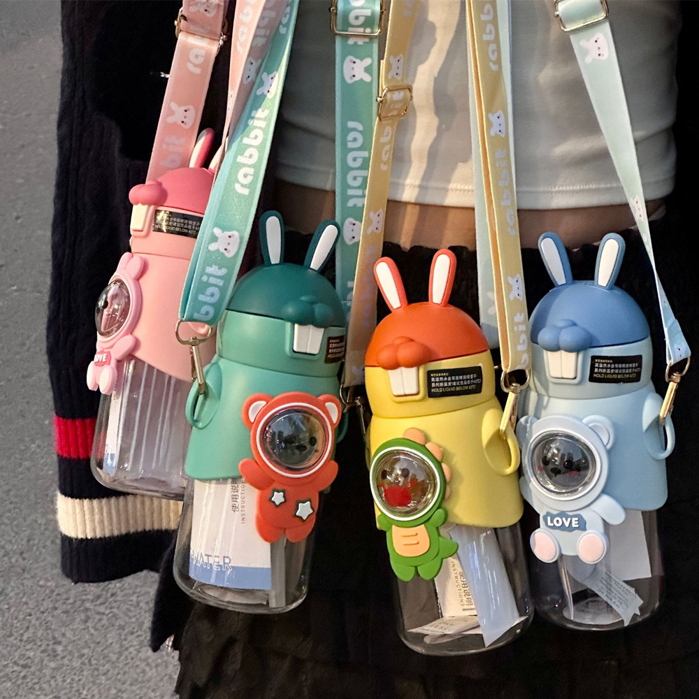 Toptan Tavşan Tasarımlı Su Matarası