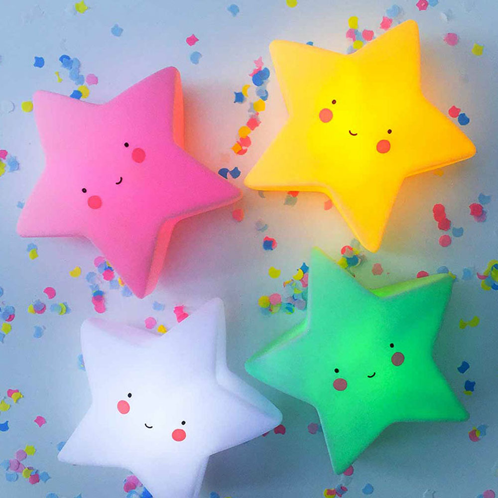 Toptan Gülen Yıldız Tasarımlı Led Işıklı Masa Lambası