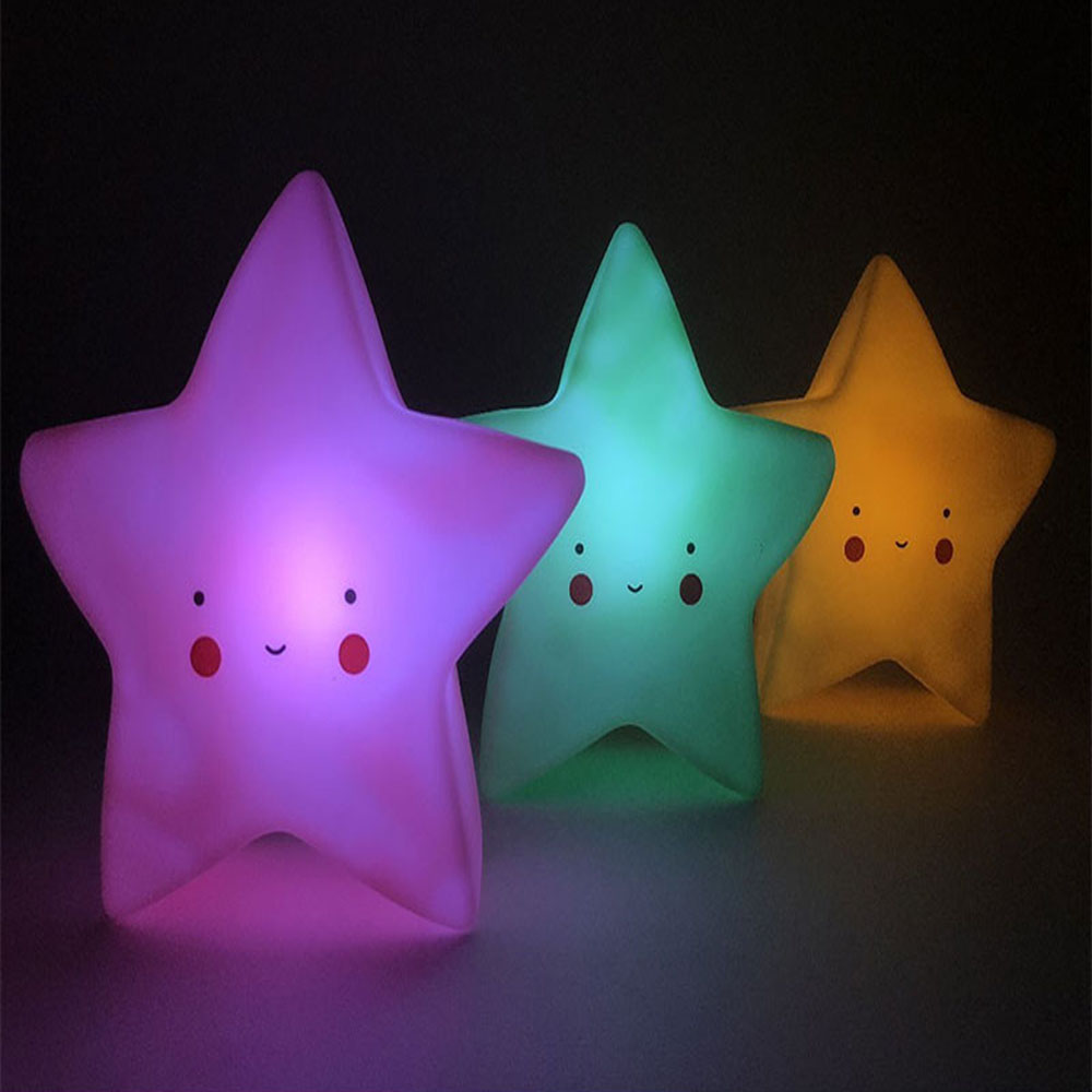 Toptan Gülen Yıldız Tasarımlı Led Işıklı Masa Lambası