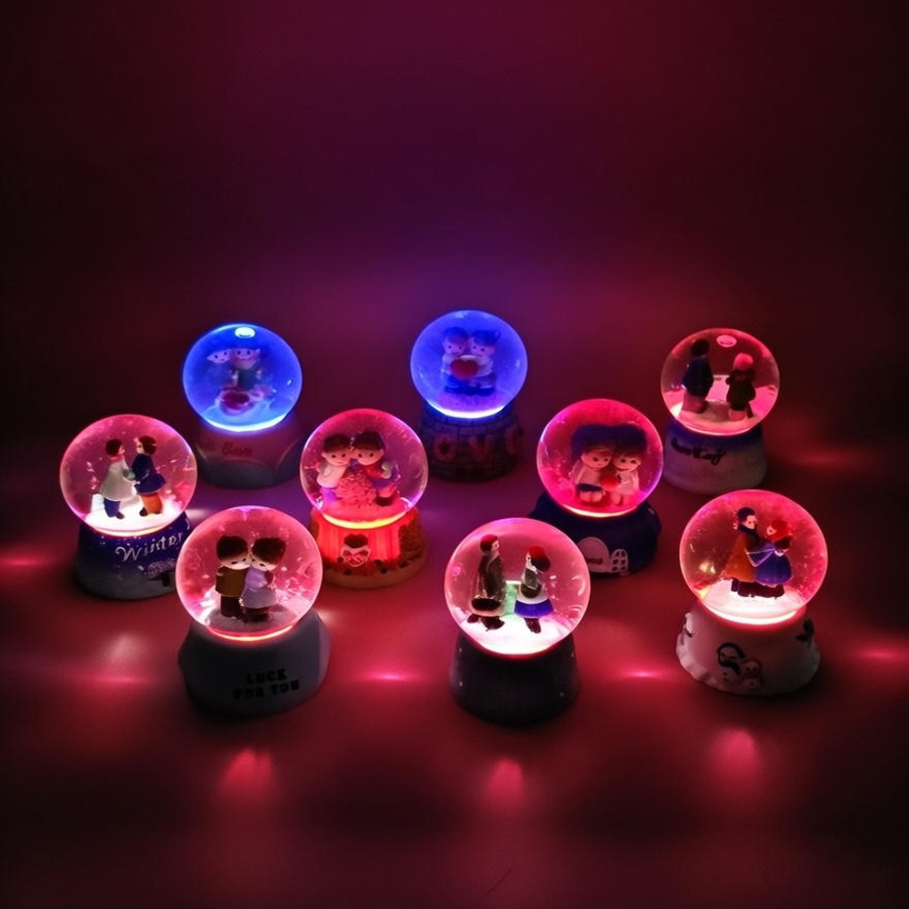 Toptan Işıklı Mini Kar Küreleri