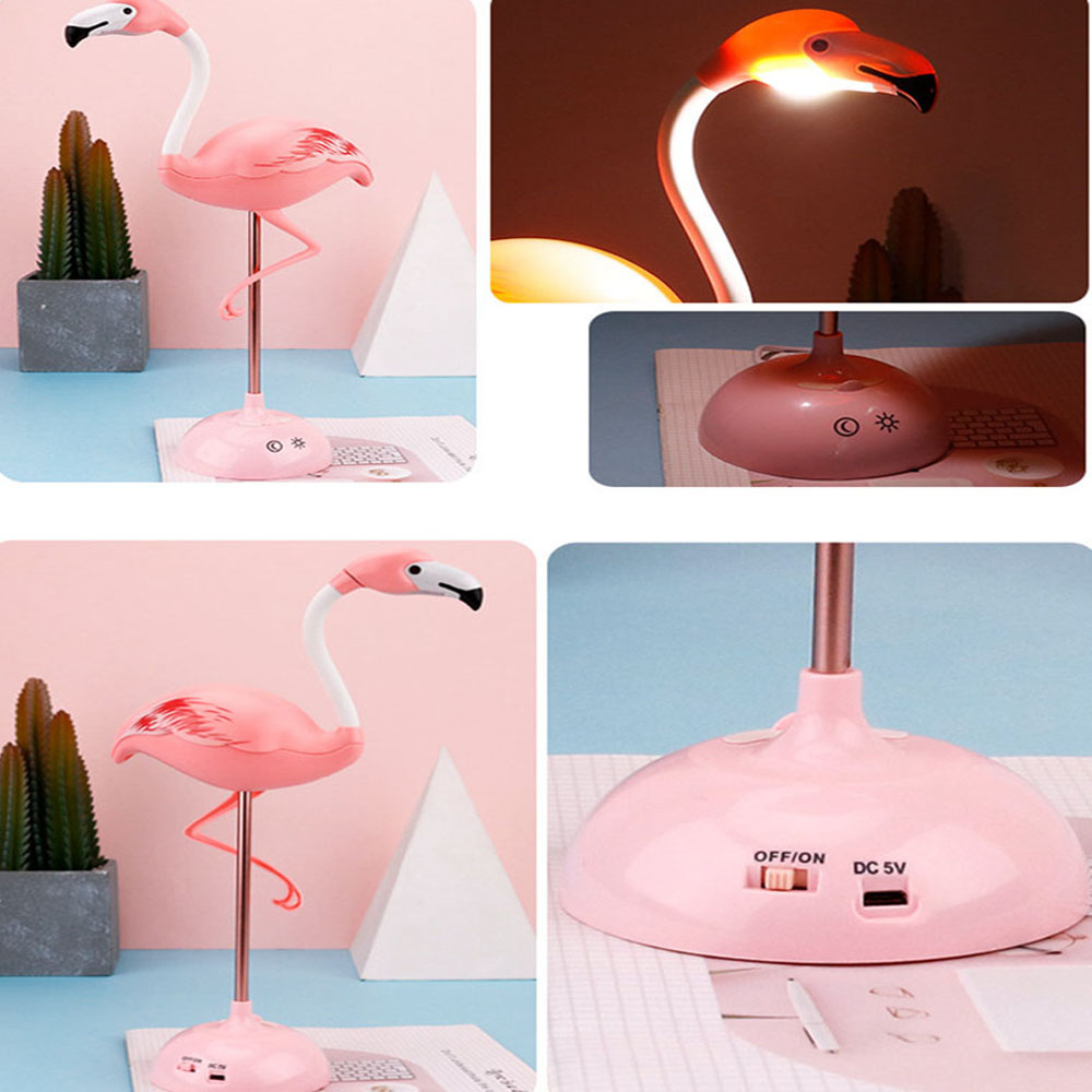Toptan Dokunmatik USB'li Flamingo Gece Lambası