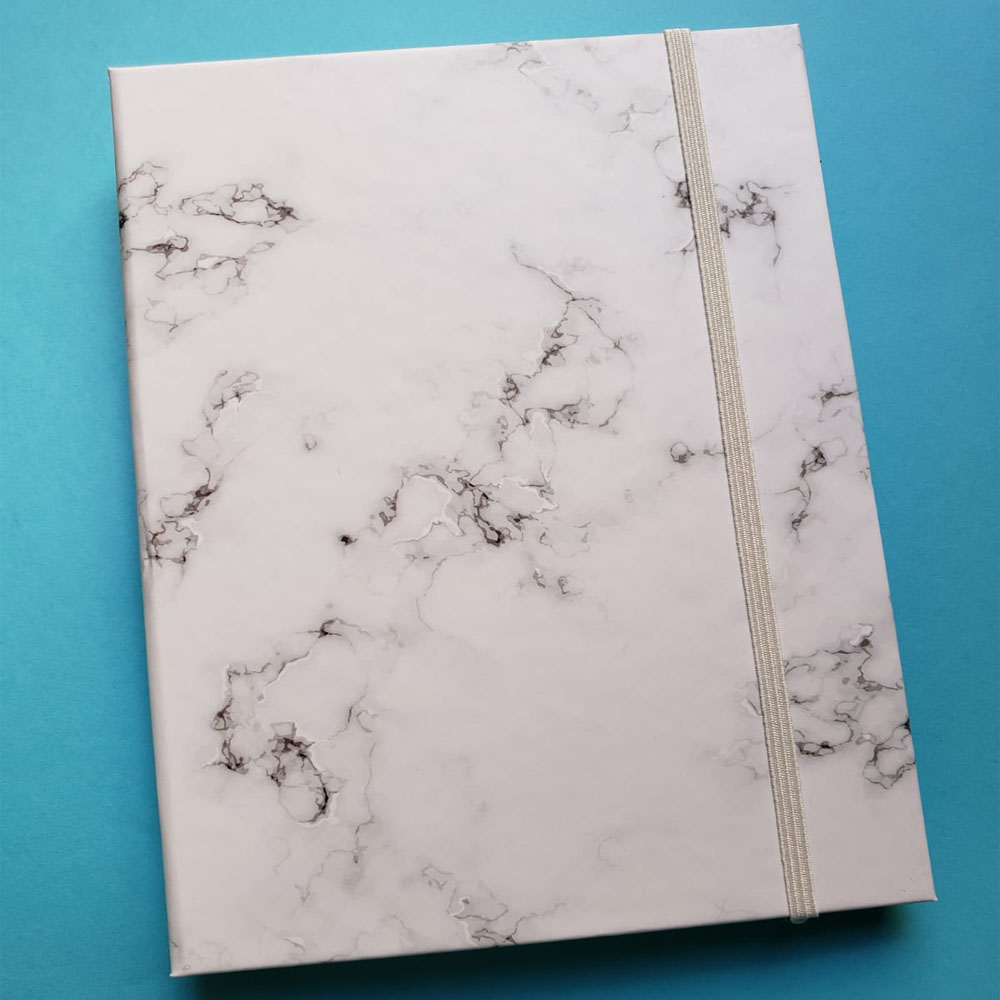 Toptan Mermer Tasarımlı Çizgisiz Defter