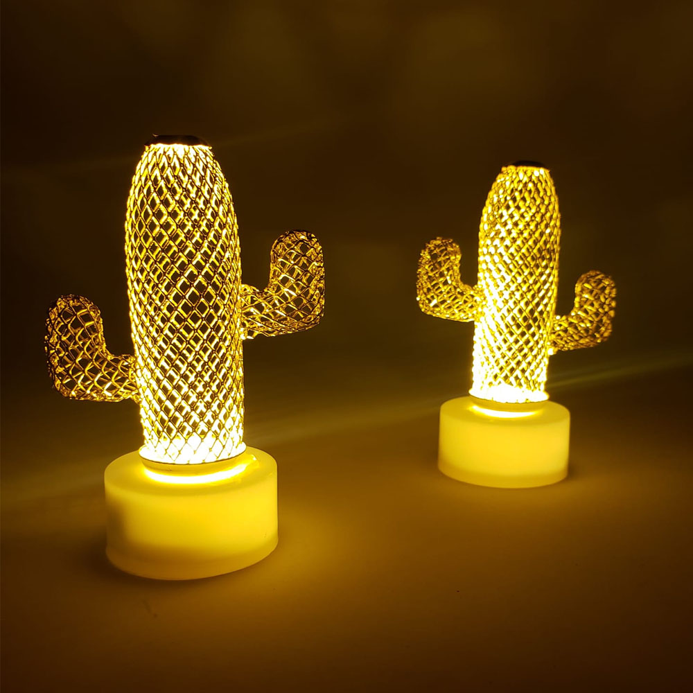 Toptan Mini Dekoratif Kaktüs Gece Lambası
