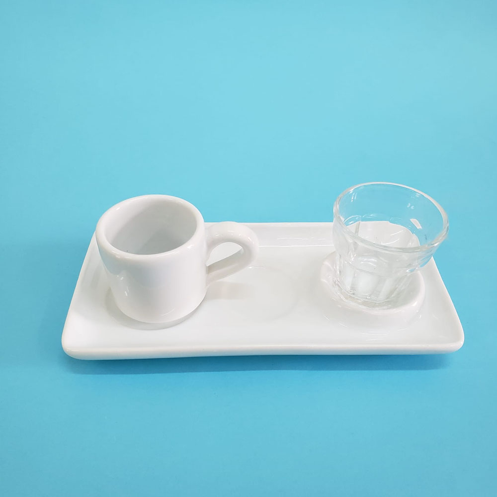 Toptan Sunum Tabaklı Kahve Fincanı