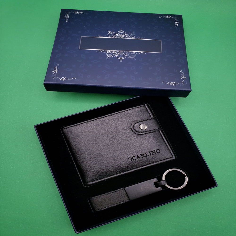 Toptan Siyah Deri Anahtarlık Cüzdan