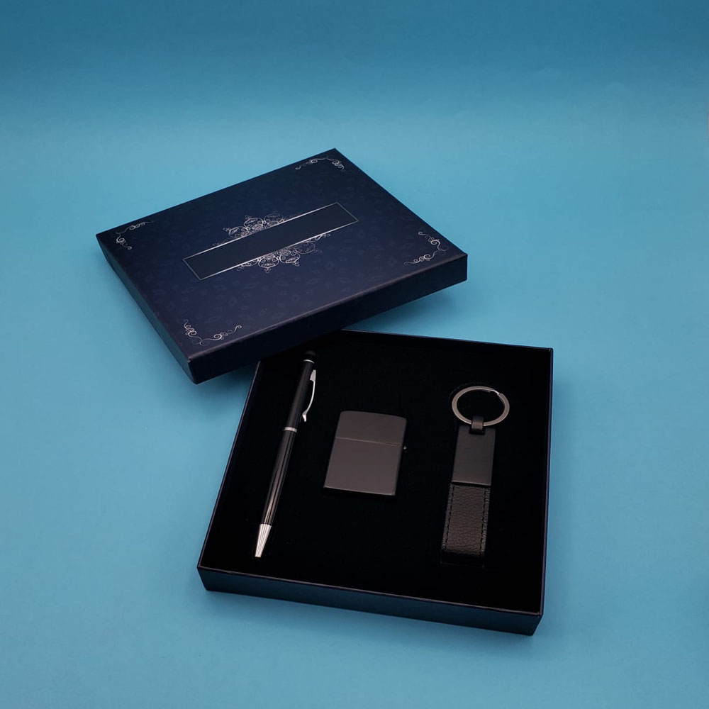 Toptan Siyah Kalem Anahtarlık Çakmak Seti