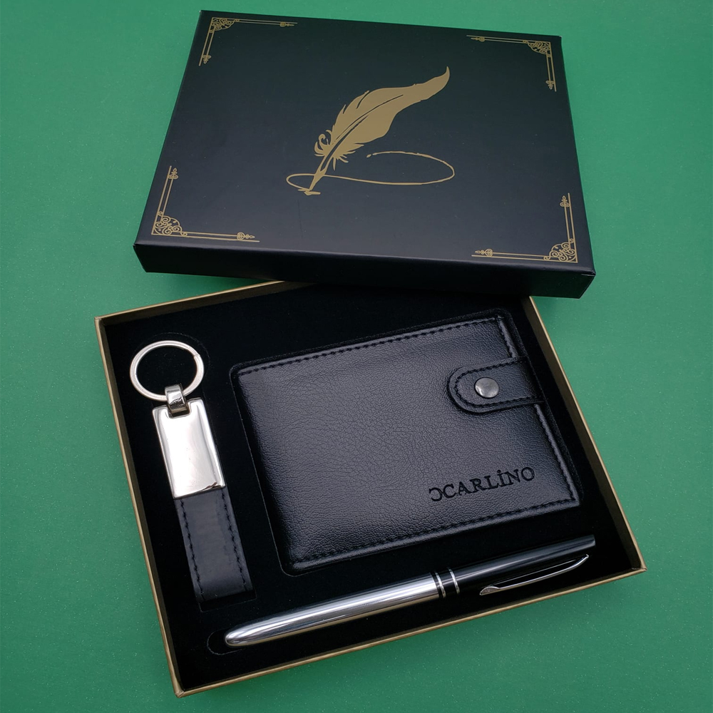 Toptan Cüzdan Anahtarlık Kalem Hediye Seti