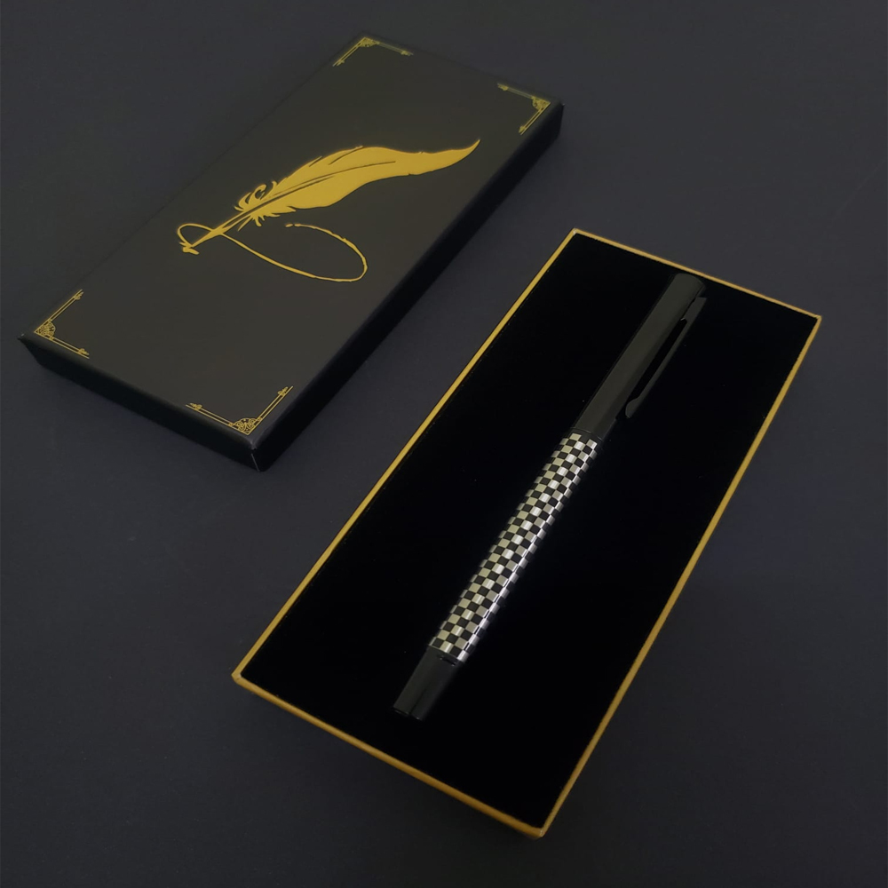 Toptan Tüylü Kalem Motif Kutulu Kalem