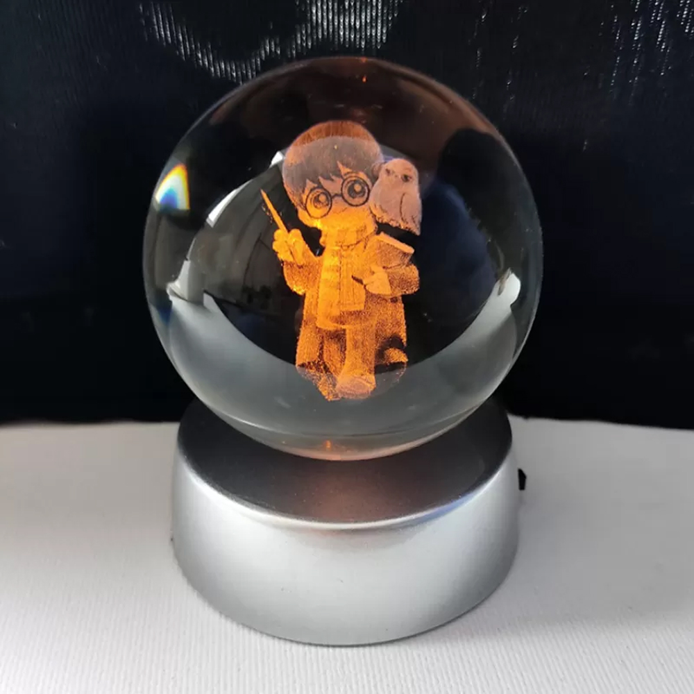 Toptan Işıklı Kristal Cam Küre