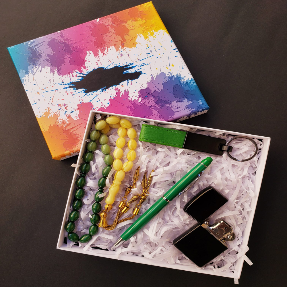 Toptan Erkeğe Özel Tesbih Kalem Çakmak ve Anahtarlık Seti