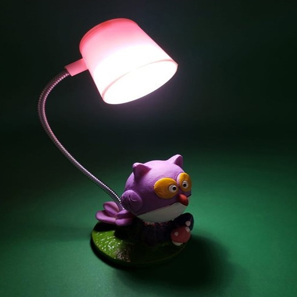 Toptan Işıklı Baykuş Biblo ve Peluş Oyuncak Ayı Seti