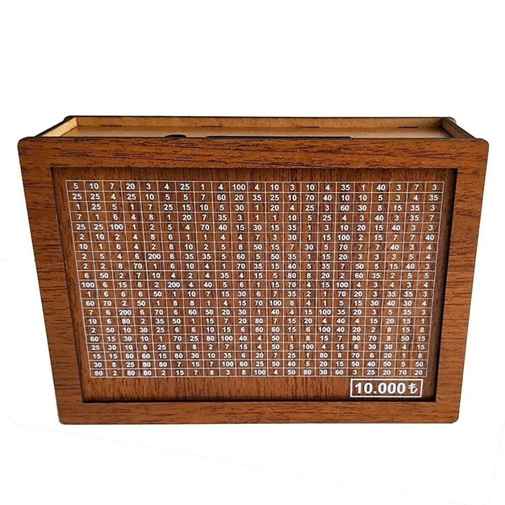 Toptan Ahşap 10.000 TL Hedef Kumbarası