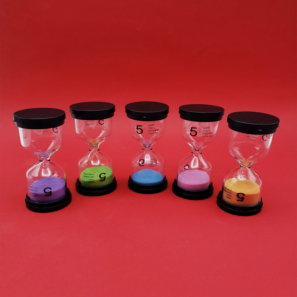 Toptan 5 Dakikalık Dekoratif Kum Saati
